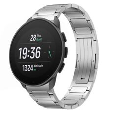 Per SUUNTO 9 Peak Pro 22mm cinturino in lega di titanio a forma di I (argento)