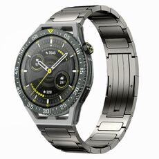 Per Huawei Watch GT3 SE cinturino in lega di titanio a forma di I da 22 mm (grigio)
