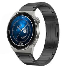Per Huawei Watch GT3 Pro 46mm 22mm cinturino in lega di titanio a forma di I (nero)