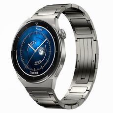 Per Huawei Watch GT3 Pro 46mm 22mm cinturino in lega di titanio a forma di I (grigio)