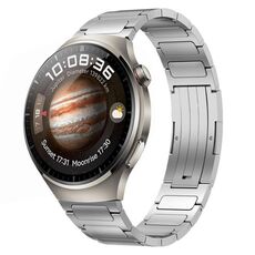 Per Huawei Watch 4 22mm cinturino in lega di titanio a forma di I (argento)