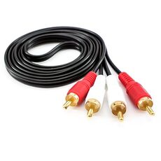 Cavo audio Double Lotus da 3 m Cavo audio RCA per amplificatore di potenza due a due