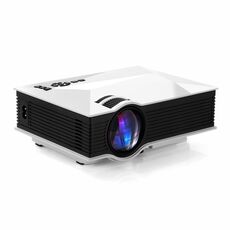 Proiettore LED HD multimediale Home Theater UC68+ 40ANSI 1024 x 600P, supporto USB/SD/HDMI/VGA/IR