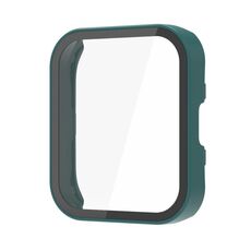 Per Amazfit Bip 5 PC + custodia protettiva per orologio integrata con pellicola temperata (verde scuro)