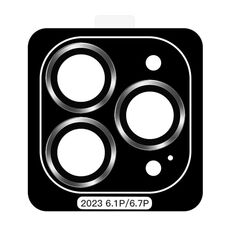 Per iPhone 15 Pro Max TOTU PG-4 Proteggi lente con montatura in metallo serie Golden Shield (grigio)