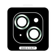 Per iPhone 15 TOTU PG-4 Proteggi lente con montatura in metallo serie Golden Shield (verde)