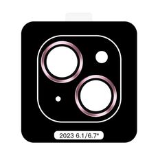 Per iPhone 15 Plus TOTU PG-4 Proteggi lente con montatura in metallo serie Golden Shield (rosa)