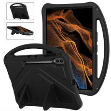 Custodia per tablet antiurto EVA Ultra EVA con supporto per Samsung Galaxy Tab S8 (nero)