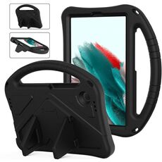 Per Samsung Galaxy Tab A9 8.0 2023 Custodia tablet antiurto EVA con supporto (nero)