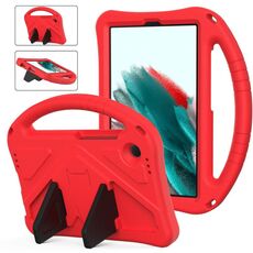 Per Samsung Galaxy Tab A9 8.0 2023 Custodia tablet antiurto EVA con supporto (rosso)