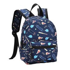 Zaino da viaggio per bambini con stampa di cartoni animati da 13 pollici Zaino impermeabile e resistente all'usura (N0207M)