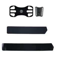 Cinturino da polso con braccio girevole rimovibile 2 in 1 a quattro zampe per telefoni da 4,5-6,5 pollici (nero)
