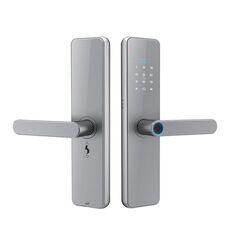 C91 Tuya Smart WiFi Password Impronta digitale Serratura elettronica (Argento)