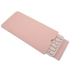 Custodia protettiva impermeabile per tastiera in pelle Logitech K380 sottile e leggera (rosa)