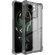 Per Xiaomi Redmi K60 Ultra 5G imak custodia per telefono in TPU antiurto con airbag (nero trasparente)