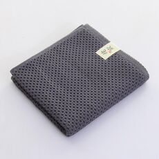 Asciugamano in cotone a nido d'ape, dimensioni: 33 x 34 cm (grigio)