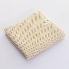 Asciugamano in cotone a nido d'ape, dimensioni: 33 x 34 cm (beige)