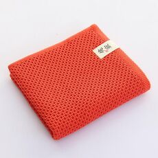 Asciugamano in cotone a nido d'ape, dimensioni: 35 x 75 cm (rosso)