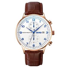 SKMEI 9301 Orologio da polso digitale al quarzo impermeabile multifunzionale da uomo per sport all'aria aperta 50M (scritta blu oro rosa)