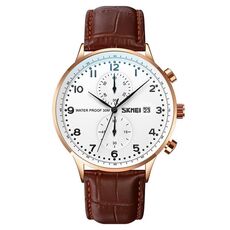 SKMEI 9301 Orologio da polso digitale al quarzo impermeabile da uomo multifunzionale per sport all'aria aperta 50M (scritta nera in oro rosa)