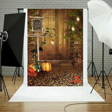 1,25x0,8 m Sfondo fotografico per feste di festa Panno per appendere decorazioni di Halloween, stile: C-1254