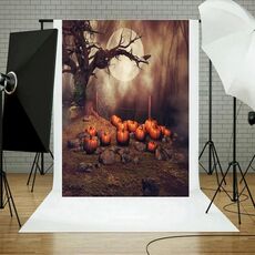 1,25x0,8 m Sfondo fotografico per feste di festa Panno per appendere decorazioni di Halloween, stile: C-1256