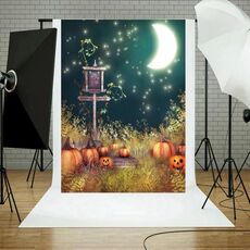 1,25x0,8 m Sfondo fotografico per feste di festa Panno per appendere decorazioni di Halloween, stile: WS-167