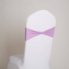 Cerchio elastico senza fibbia, 13 x 70 cm, con fiore sullo schienale della sedia, senza fiocco, decorazione per lo schienale della sedia per banchetti nuziali (viola)