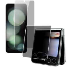 Per Samsung Galaxy Z Flip5 5G 1 imposta la pellicola idrogel curva a schermo intero anti-spia imak (schermo esterno + schermo interno)