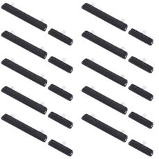 Per Samsung Galaxy S21 Ultra 5G SM-G998 10 pezzi pulsante di accensione + pulsante di controllo volume (nero)
