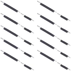 Per Samsung Galaxy A01 SM-A015 10 pezzi pulsante di accensione + pulsante di controllo volume (nero)