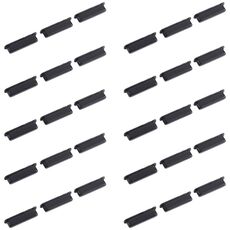 Per Samsung Galaxy J4 Core SM-J410 10 pezzi Pulsante di accensione + Pulsante di controllo volume (Nero)