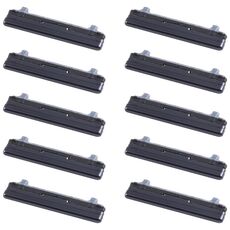 Per Samsung Galaxy Z Flip SM-F700 10 pezzi Pulsante di accensione + Pulsante di controllo volume (Nero)