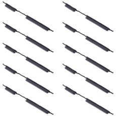 Per Samsung Galaxy A32 4G SM-A325 10 pezzi pulsante di accensione + pulsante di controllo volume (nero)