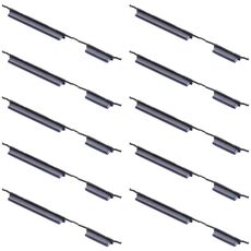 Per Samsung Galaxy M10 SM-M105 10 pezzi Pulsante di accensione + Pulsante di controllo volume (Nero)