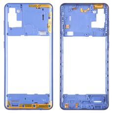 Per Samsung Galaxy A21s Piastra con cornice centrale (blu)