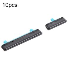 Per Samsung Galaxy S21+ 5G 10 pezzi Pulsante di accensione e pulsante di controllo del volume (nero)