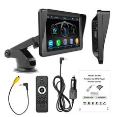 B5300 Lettore MP5 Bluetooth per auto wireless CarPlay da 7 pollici, supporta l'interconnessione del telefono cellulare con telecomando