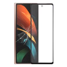 Per Samsung Galaxy Z Fold2 SM-F916B/W21 Lente in vetro esterna per schermo secondario LCD con adesivo OCA otticamente trasparente