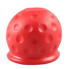 Tappo protettivo in gomma morbida per rimorchio con barra di traino automatica universale da 50 mm (rosso)