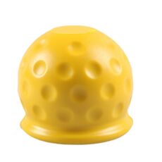 Tappo protettivo in gomma morbida per rimorchio con barra di traino automatica universale da 50 mm (giallo)
