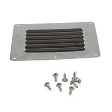 A8553 Prese d'aria rettangolari per yacht/camper 127x115 mm (argento)