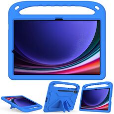 Per Samsung Galaxy Tab S9+ Custodia per tablet antiurto in EVA con supporto (blu)