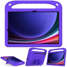 Per Samsung Galaxy Tab S9+ Custodia per tablet antiurto in EVA con supporto (viola)