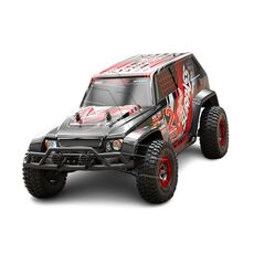JJR/C Q39B 2.4G Motore a spazzole di carbone per arrampicata ad alta velocità a quattro ruote motrici RC Jeep(Rosso)