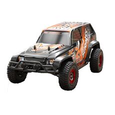 JJR / C Q39B 2.4G Motore a spazzola di carbone per arrampicata ad alta velocità a quattro ruote motrici RC Jeep (Arancione)