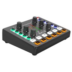 Scheda audio live BM800 con kit microfono a condensatore (nero)