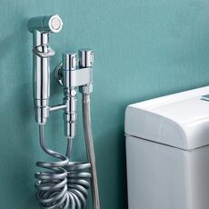 Set doccia per pulizia WC con sciacquone WC Mate Booster, specifica: modello ABS elettrolitico