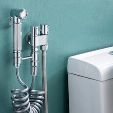 Set doccia per pulizia WC Toilet Mate Booster Flusher, Specifiche: modello in rame elettrolitico