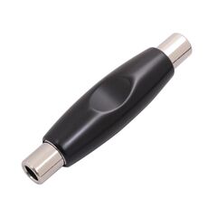 TC302 Adattatore cavo audio stereo TRS per chitarra da 6,35 mm femmina a femmina (nero)